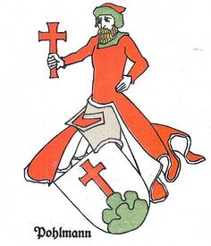 Wappen der Familie Pohlmann aus der Wilstermarsch