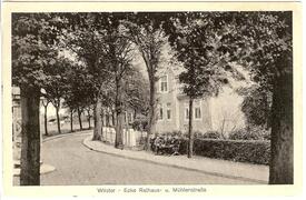 1914 Rathausstraße, Mühlenstraße, Blick Richtung Dammfleth