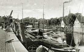 1912 Giekewer HANS im Brookhafen an der Stör in Itzehoe
