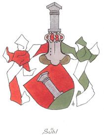 Wappen der Familie Sühl aus der Wilstermarsch