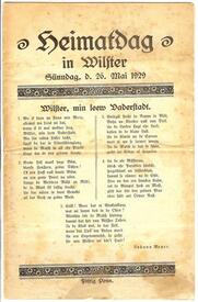 Heimattag in Wilster am Sonntag, 26. Mai 1929