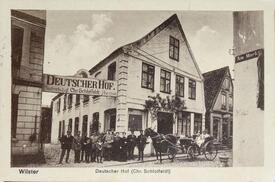1915 Gaststätte Deutscher Hof in der Stadt Wilster