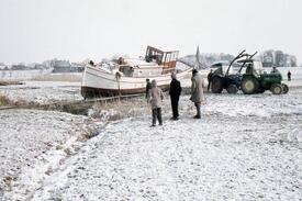 1962 Sturmflut am 16. und 17. Februar - Bergung des Motorbootes FORELLE