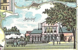 1902 Stadt Wilster - Empfangsgebäude Bahnhof