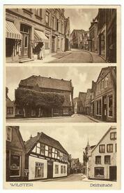 1930 Deichstraße und Wende in der Stadt Wilster