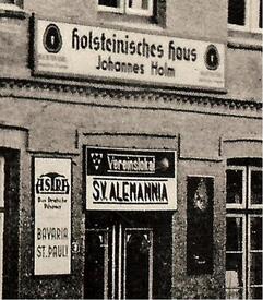 1956 Vereinslokal des SV Alemannia 1904, Gasthof Holsteinisches Haus an der Op de Göten in Wilster