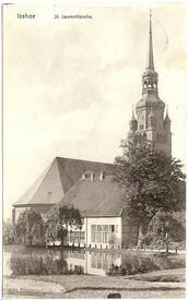 Itzehoe - Kirche St. Laurentii, Klosterhof 1912
