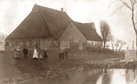 1914 Gehöft in Osterbünge Süd, Gemeinde St. Margarethen in der Wilstermarsch