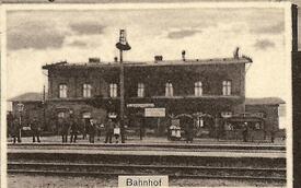 1917 Bahnhof Landscheide an der Marschbahn