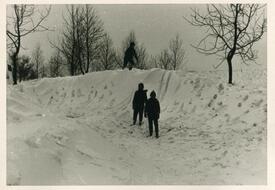1969 Brokdorf - Winter im März - Chaos auf den Straßen