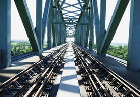2020 Eisenbahn Hochbrücke Hochdonn über den Nord- Ostsee Kanal