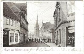 1902 Marktstraße (spätere Op de Göten), Altes Rathaus, Markt, Kirche in Wilster