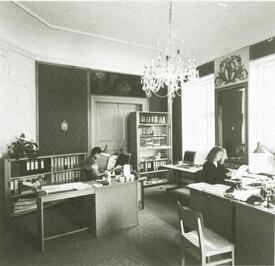 1989 ehemaliges Musik- und Wohnzimmer im Obergeschoss im Palais Doos - Neues Rathaus der Stadt Wilster