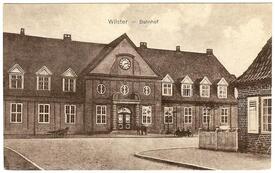 1925 Empfangsgebäude des zweiten Bahnhofs der Stadt Wilster der Stadt Wilster
