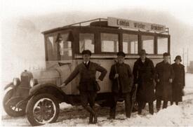 1929 Bus der Linie der Strecke Eddelak - Wilster - Brokdorf
