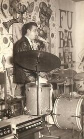 ca. 1963 Band Die Flotten Jungs - Schlagzeuger "Hoscha" Horst Diedrichsen