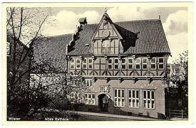 1933 Altes Rathaus und Altes Balkenhaus in der Stadt Wilster