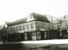 1914 Hotel Wilstermarsch Haus an der Ecke Deichstraße/Marktstraße in der Stadt Wilster