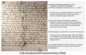 1163 Kirche in Wilster urkundlich bezeugt