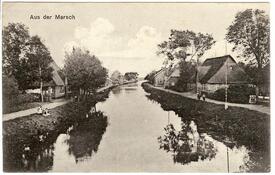 1909 Kudensee; Bütteler oder Kudenseer Kanal in der Wilstermarsch