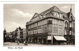 1955 Marktplatz, Op de Göten, Geschäftshaus J.P.T. Andersen