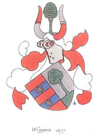 Wappen der Familie Wiggers aus der Wilstermarsch