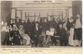 1913 Theater Aufführung „Sößtig Mark Kurant“ von Jörgen von Essen