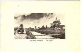 1909 am Vaalermoor Kanal in der Wilstermarsch
