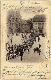 1900 Fest der Kinder-Gilde in der Stadt Wilster