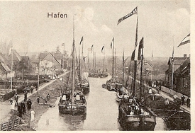 1907 Büttel an der Elbe - Hafen Bütteler Kanal
