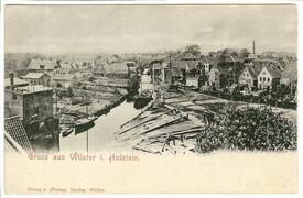 1904 Das Helgenland, der historische Werft-Platz der Stadt Wilster