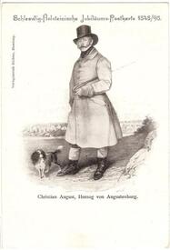 Christian August von Schleswig-Holstein-Sonderburg-Augustenburg (1798 - 1869), Unterstützer der Schleswig-Holsteinischen Erhebung 1848
