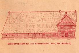 1930 Wilstermarschhaus am Kamerlander Deich in der Gemeinde Sommerland