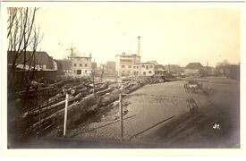 1874 Blick über das Helgenland in Wilster