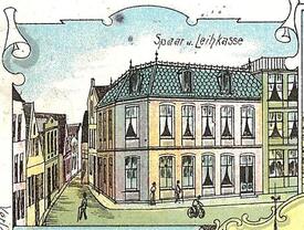 1902 Stadt Wilster - Straße Kohlmarkt mit der platzartigen Aufweitung des ehemaligen Kohlenmarktes