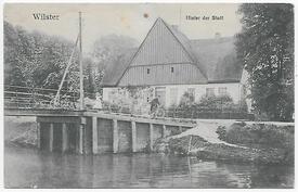 1909 Brücke über die Wilsterau in Landrecht, Bauernhaus