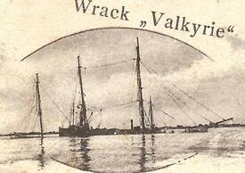 1901 Untergang des Vollschiffs VALKYRIE auf der Elbe vor Brokdorf