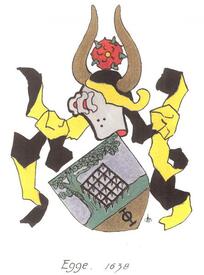 Wappen der Familie Egge aus der Wilstermarsch