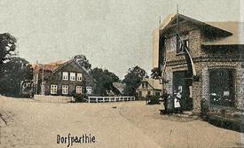 1901 St. Margarethen - Einmündung Dorfstraße in die Hauptstraße