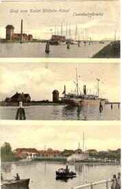 1912 Kaiser-Wilhelm-Kanal (NOK) bei Kudensee und Taterpfahl