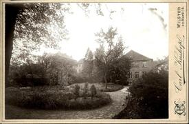 1895 Bürgermeister Garten hinter dem Palais Doos in Wilster