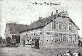 1900 Poßfeld in der Gemeinde Nortorf in der Wilstermarsch - Gasthof Zur Erholung