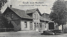 1913 Nutteln - Schankwirtschaft an der Landstraße von Kleve nach Hochdonn