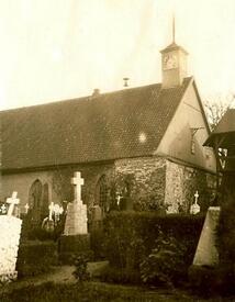 1935 Heiligenstedten - Kirche, Glockenstuhl, Friedhof