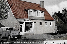 1963 Flethsee in der Gemeinde Landscheide
Bäckerei und Gemischtwarenladen
