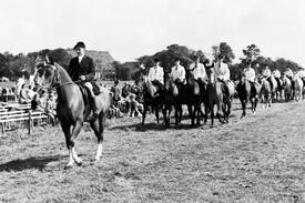 1953 Pferdesport in Dammfleth - Reiterliche Vorführungen