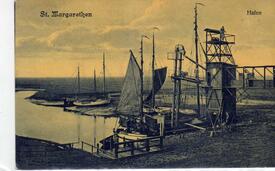 1913 Hafen und Hafenpriel von St. Margarethen