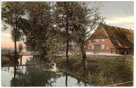 1910 Gehöft Auf der Hove in der Gemeinde Landrecht bei Wilster
