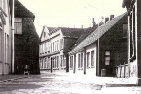 1960 Straße Klosterhof in Wilster - stadteinwärts gesehen