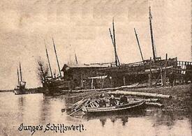 1900 Junge-Werft in Wewelsfleth